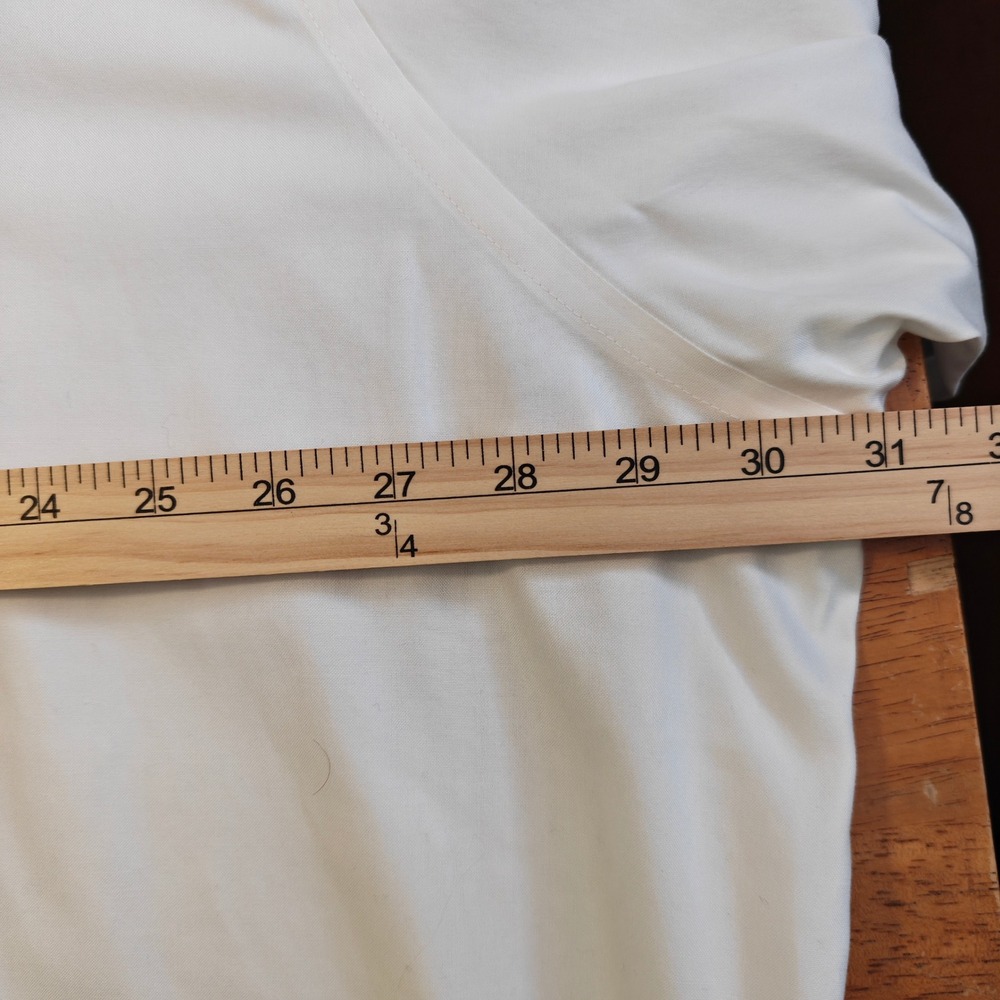 Brooks Brothers Madison Fit Non-Iron Supima Cotton White Dress Shirt 20 36/37 - Picture 5 of 7